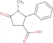 1-Methyl-5-oxo-2-phenylpyrrolidine-3-carboxylic acid