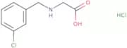 2-{[(3-Chlorophenyl)methyl]amino}acetic acid hydrochloride