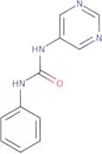 3-Phenyl-1-(pyrimidin-5-yl)urea