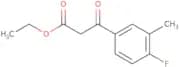 Ethyl 3-(4-fluoro-3-methylphenyl)-3-oxopropanoate