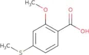 2-Methoxy-4-(methylsulfanyl)benzoic acid