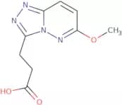 3-{6-Methoxy-[1,2,4]triazolo[4,3-b]pyridazin-3-yl}propanoic acid