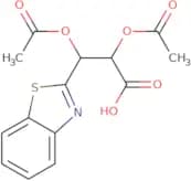2,3-Bis(acetyloxy)-3-(1,3-benzothiazol-2-yl)propanoic acid
