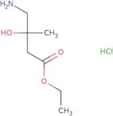 Ethyl 4-amino-3-hydroxy-3-methylbutanoate hydrochloride