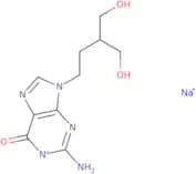 Sodium 4-(2-amino-6-oxo-6,9-dihydro-1H-purin-9-yl)-2-(hydroxymethyl)butan-1-olate