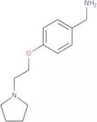 {4-[2-(Pyrrolidin-1-yl)ethoxy]phenyl}methanamine