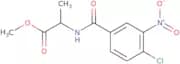 Methyl 2-[(4-chloro-3-nitrophenyl)formamido]propanoate