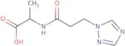 2-[3-(1H-1,2,4-Triazol-1-yl)propanamido]propanoic acid