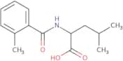 4-Methyl-2-[(2-methylphenyl)formamido]pentanoic acid
