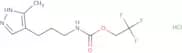 2,2,2-Trifluoroethyl N-[3-(5-methyl-1H-pyrazol-4-yl)propyl]carbamate hydrochloride