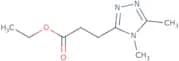 Ethyl 3-(dimethyl-4H-1,2,4-triazol-3-yl)propanoate