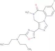 3-[5-[(Dipropylamino)methyl]-1,2,4-oxadiazol-3-yl]-8-fluoro-5-methyl-4H-imidazo[1,5-a][1,4]benzodi…