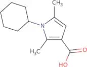 1-Cyclohexyl-2,5-dimethyl-1H-pyrrole-3-carboxylic acid