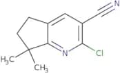 2-Chloro-7,7-dimethyl-5H,6H,7H-cyclopenta[b]pyridine-3-carbonitrile