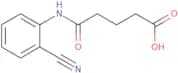 4-[(2-Cyanophenyl)carbamoyl]butanoic acid