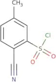 2-Cyano-5-methylbenzenesulfonyl chloride