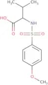 2-(4-Methoxybenzenesulfonamido)-3-methylbutanoic acid