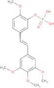 2-Methoxy-5-[2-(3,4,5-trimethoxyphenyl)ethenyl]phenyl dihydrogen phosphate