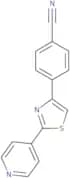 4-[2-(Pyridin-4-yl)-1,3-thiazol-4-yl]benzonitrile