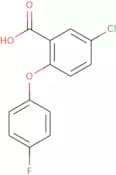 5-Chloro-2-(4-fluorophenoxy)benzoic acid