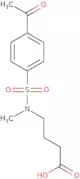 4-(N-Methyl4-acetylbenzenesulfonamido)butanoic acid