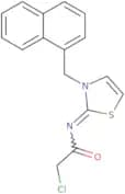 2-Chloro-N-[3-(naphthalen-1-ylmethyl)-2,3-dihydro-1,3-thiazol-2-ylidene]acetamide