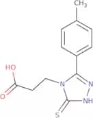 3-[3-(4-Methylphenyl)-5-sulfanyl-4H-1,2,4-triazol-4-yl]propanoic acid