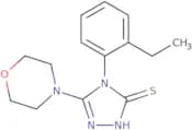 4-(2-Ethylphenyl)-5-(morpholin-4-yl)-4H-1,2,4-triazole-3-thiol