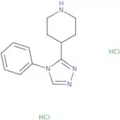 4-(4-Phenyl-4H-1,2,4-triazol-3-yl)piperidine dihydrochloride