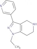 1-Ethyl-3-(pyridin-3-yl)-4,5,6,7-tetrahydro-1H-pyrazolo[4,3-c]pyridine