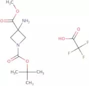 1-tert-Butyl 3-methyl 3-aminoazetidine-1,3-dicarboxylate, trifluoroacetic acid