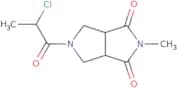 5-(2-Chloropropanoyl)-2-methyltetrahydropyrrolo[3,4-c]pyrrole-1,3(2H,3aH)-dione