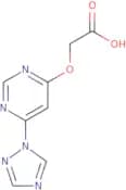 2-((6-(1H-1,2,4-Triazol-1-yl)pyrimidin-4-yl)oxy)acetic acid