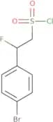 2-(4-Bromophenyl)-2-fluoroethane-1-sulfonyl chloride