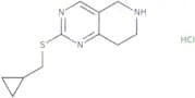 2-((Cyclopropylmethyl)thio)-5,6,7,8-tetrahydropyrido[4,3-d]pyrimidine hydrochloride
