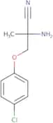 2-Amino-3-(4-chlorophenoxy)-2-methylpropanenitrile
