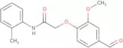 2-(4-Formyl-2-methoxyphenoxy)-N-(2-methylphenyl)acetamide
