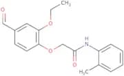 2-(2-Ethoxy-4-formylphenoxy)-N-(o-tolyl)acetamide