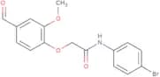N-(4-Bromophenyl)-2-(4-formyl-2-methoxyphenoxy)acetamide