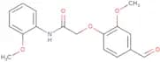 2-(4-Formyl-2-methoxyphenoxy)-N-(2-methoxyphenyl)acetamide