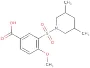 3-[(3,5-Dimethylpiperidin-1-yl)sulfonyl]-4-methoxybenzoic acid
