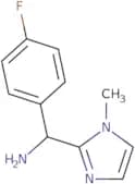 C-(4-Fluoro-phenyl)-C-(1-methyl-1H-imidazol-2-yl)-methylamine