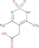 2-(3,5-Dimethyl-1,1-dioxo-2H-1,2,6-thiadiazin-4-yl)acetic acid