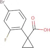 1-(4-Bromo-2-fluorophenyl)cyclopropane-1-carboxylic acid