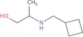 2-[(Cyclobutylmethyl)amino]propan-1-ol