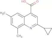 2-Cyclopropyl-6,8-dimethylquinoline-4-carboxylic acid