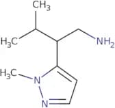 3-Methyl-2-(1-methyl-1H-pyrazol-5-yl)butan-1-amine