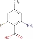 2-Amino-6-fluoro-4-methylbenzoic acid