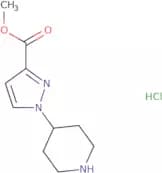 Methyl 1-(piperidin-4-yl)-1H-pyrazole-3-carboxylate hydrochloride