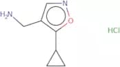(5-Cyclopropyl-1,2-oxazol-4-yl)methanamine hydrochloride